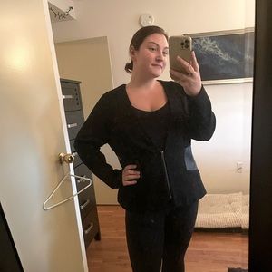 Leather corset Blazer from Torrid